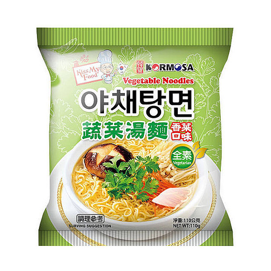 KORMOSA蔬菜湯麵(香菜口味) 110g