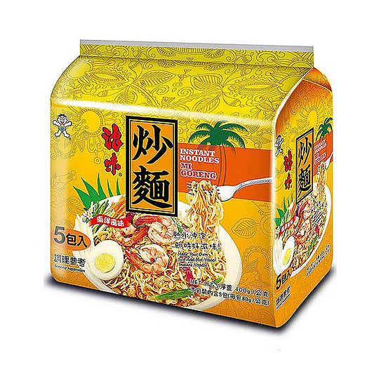 浪味炒麵-南洋風味 80gx5入