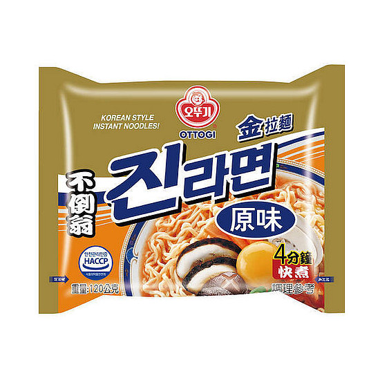 韓國不倒翁金拉麵包麵-原味 120g