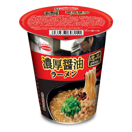 Acecook逸品杯麵-濃厚醬油風味 73g