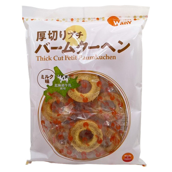牧原製果厚切小年輪蛋糕-牛奶風味 190g