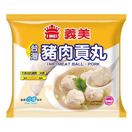 義美台灣豬肉貢丸 225g