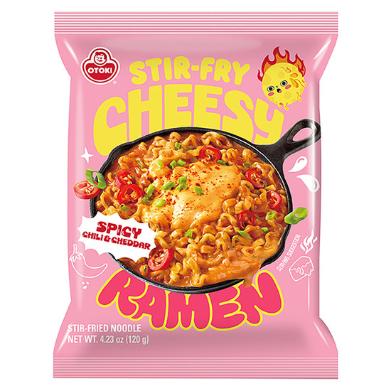 韓國不倒翁炒麵包麵-香辣切達起司風味 120g