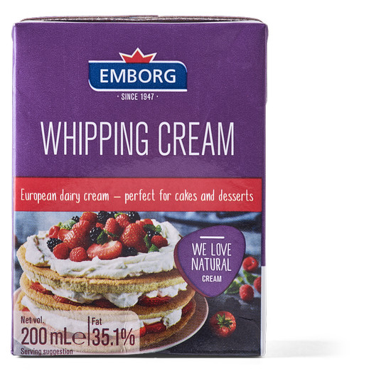 安博格動物性鮮奶油 200ml