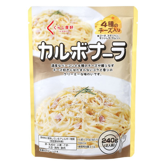 生活良好奶油風味培根起司義大利麵醬240g - 全聯小時達