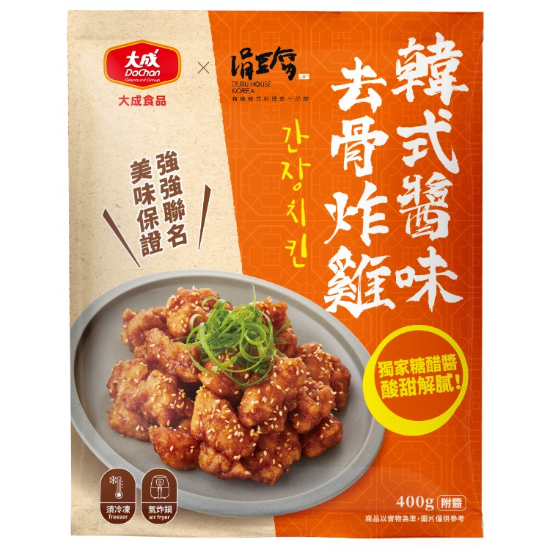 大成x涓豆腐韓式醬味去骨炸雞 400g