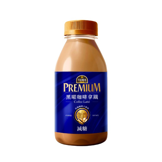 午后時光PREMIUM極奢系-黑曜咖啡拿鐵 450ml