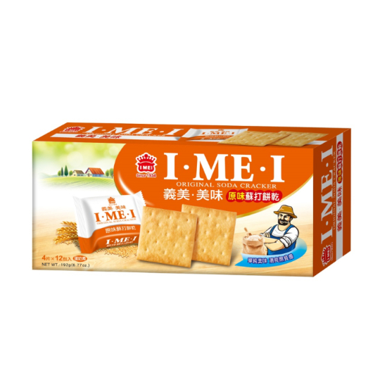 義美美味原味蘇打餅乾 192g(12包入)