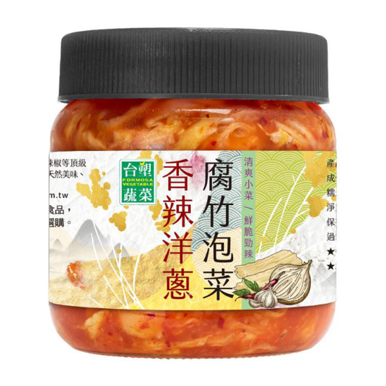 台塑蔬菜香辣洋蔥腐竹泡菜(五辛素) 500g