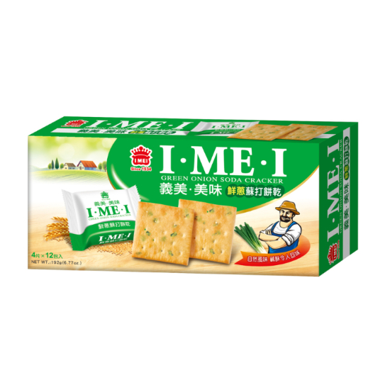 義美美味鮮蔥蘇打餅乾 192g(12包入)