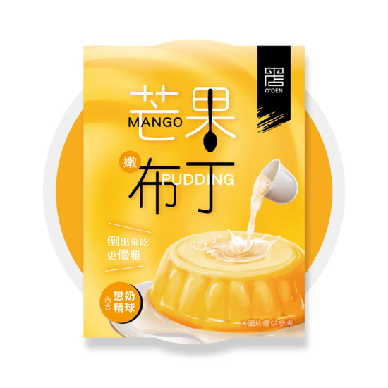 黑店芒果嫩布丁 320g+奶精10ml