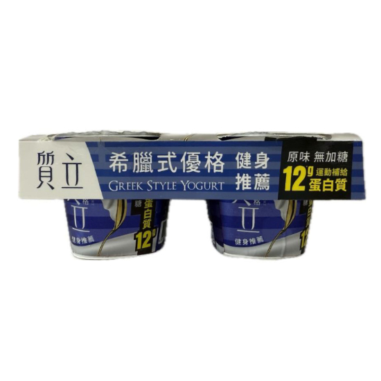 質立蛋白PLUS希臘式優格-原味無加糖 150g*2入