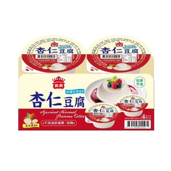 義美杏仁豆腐 105g*4入