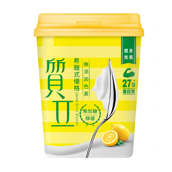 質立希臘式優格-檸檬無加糖 500g
