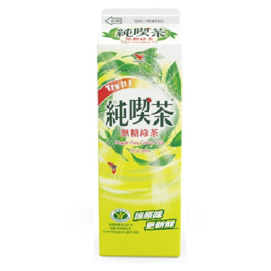 統一純喫茶-無糖綠茶 960ml