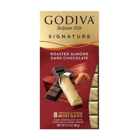 GODIVA醇享系列杏仁黑巧克力 90g