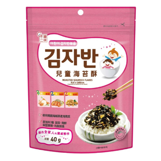 韓味不二-兒童海苔酥 40g