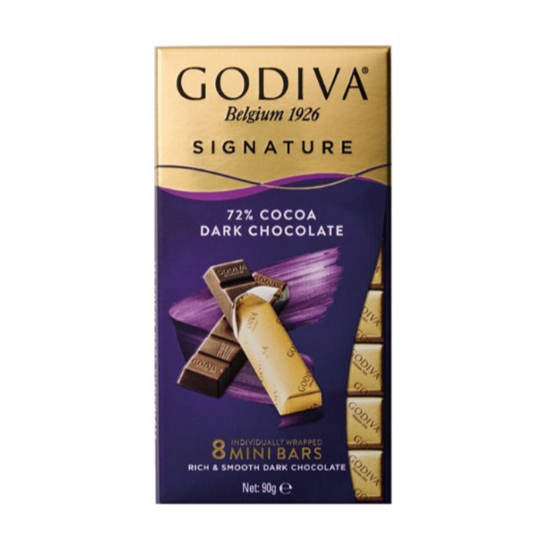 GODIVA醇享系列72%黑巧克力 90g