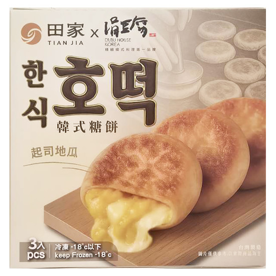 田家x涓豆腐韓式糖餅-起司地瓜 240g(3入)