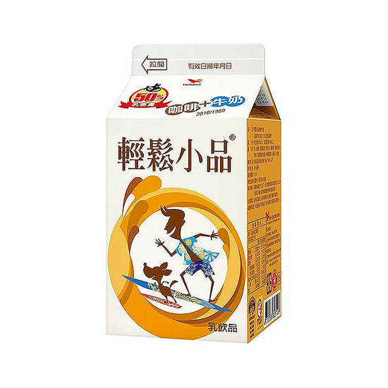 統一輕鬆小品-咖啡牛奶 400ml