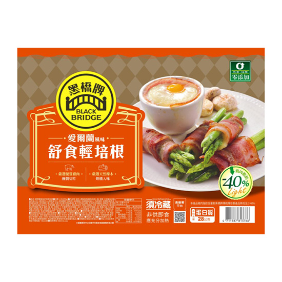 黑橋牌愛爾蘭風味舒食輕培根 170g