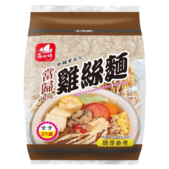 南北坊當歸風味雞絲麵150g(3入裝) - 全聯小時達