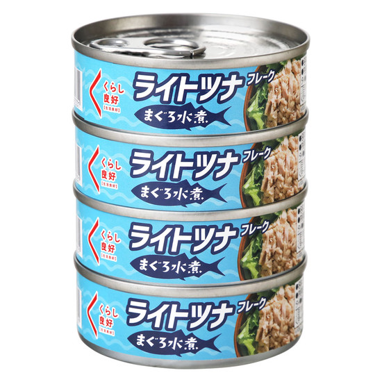 生活良好水煮鮪魚罐(易開罐) 70g*4入- 全聯小時達