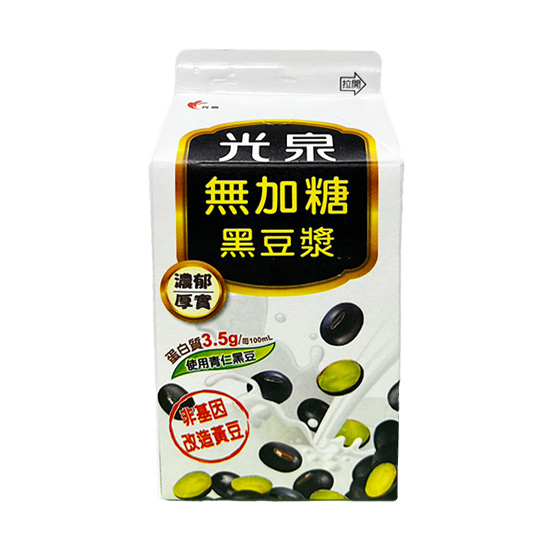 光泉無加糖黑豆漿 400ml