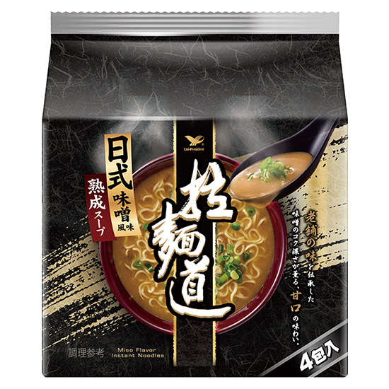 統一拉麵道袋麵-日式味噌風味 101gx4入