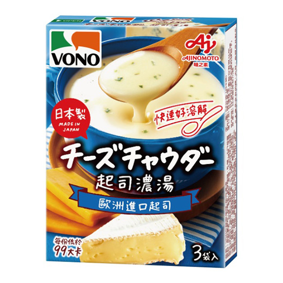 VONO 醇緻原味-起司濃湯 54g（3入）