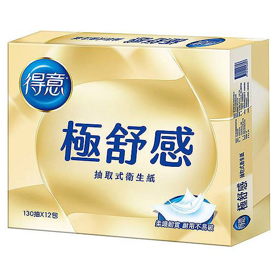 得意極舒感抽取式衛生紙 130抽*12包