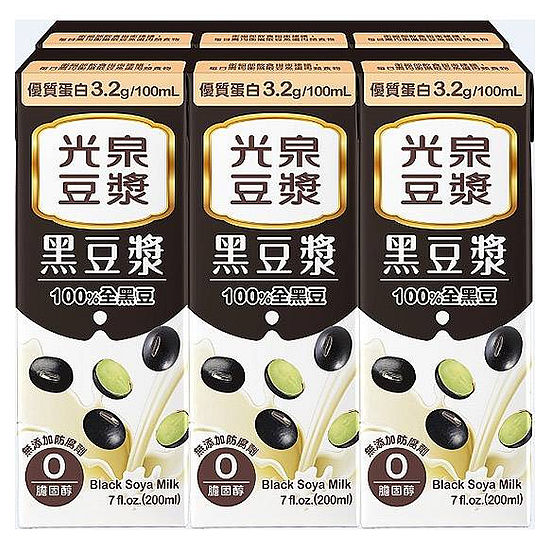 光泉黑豆漿 200ml*6入