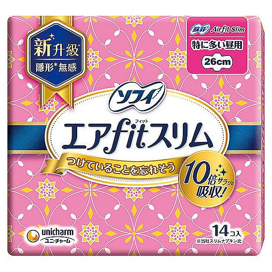 蘇菲Airfit Slim衛生棉26cm 14片