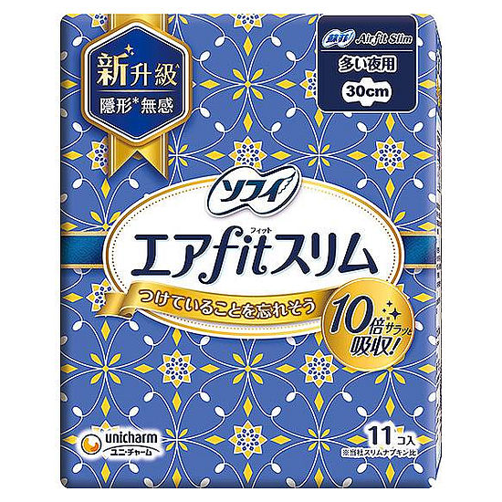 蘇菲Airfit Slim衛生棉30cm 11片