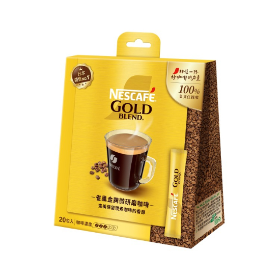 雀巢金牌微研磨咖啡 2gx20入