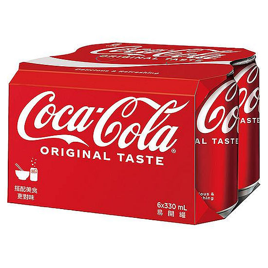 太古可口可樂 330mlx６入