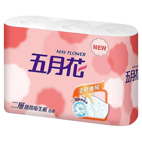 五月花捲筒衛生紙 270張*6捲