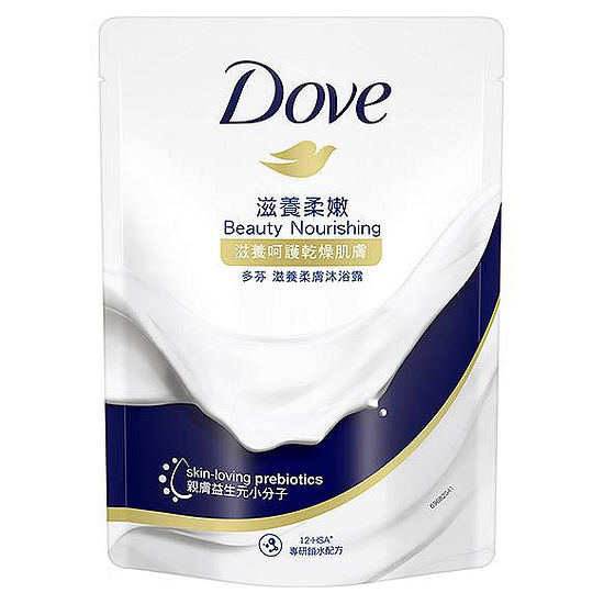 多芬滋養柔膚沐浴露補充包-滋養柔嫩 580g