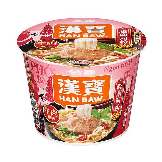 金車漢寶碗麵-越式牛肉風味河粉 72g
