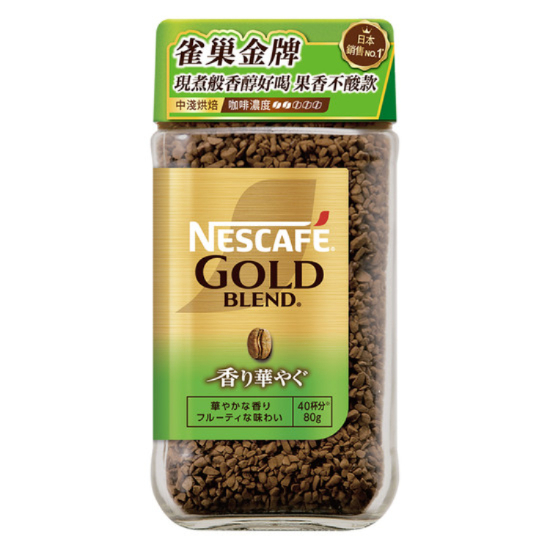 雀巢金牌微研磨咖啡-柔韻果香 80g