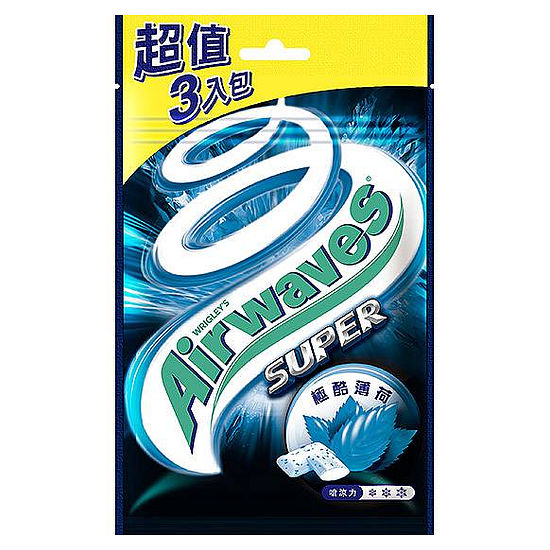 Airwaves超涼無糖口香糖-極酷嗆涼 109.2g