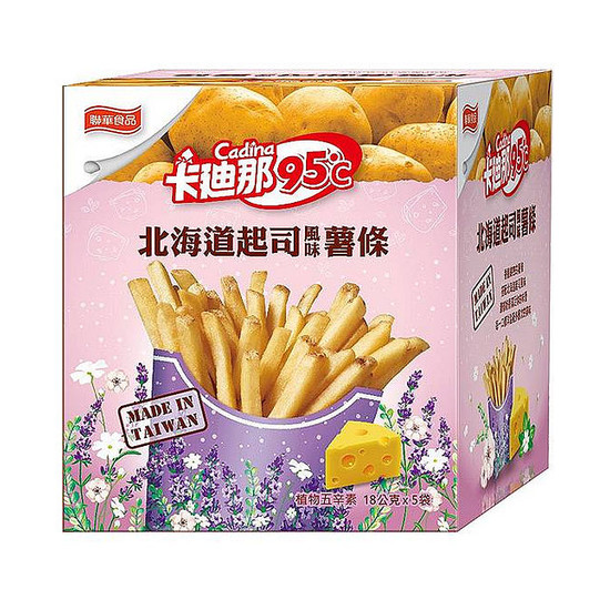 卡迪那95℃薯條北海道起司風味 16g*5入