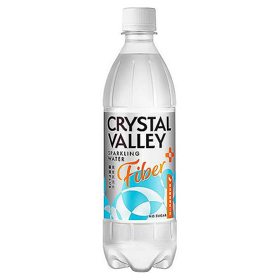 Crystal Valley礦沛氣泡水-PLUS+纖維 585ml