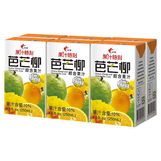 光泉果汁時刻-芭芒柳汁 250mlx6入