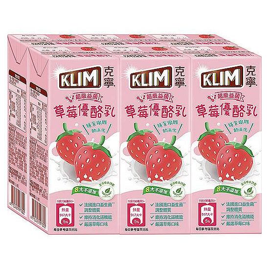 克寧草莓優酪乳 198ml*6入