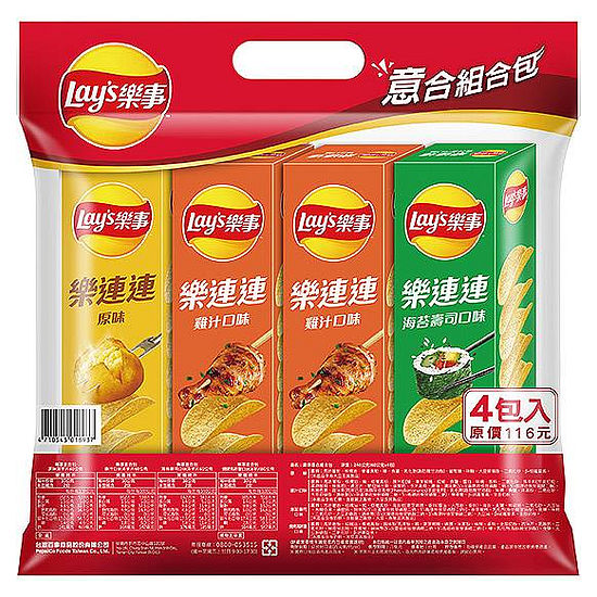 Lay's樂事意合組合包 60gx4入