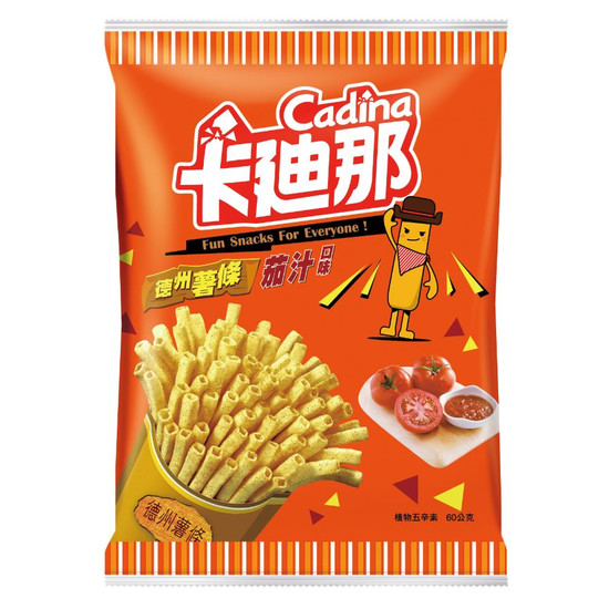卡迪那德州薯條茄汁口味 60g
