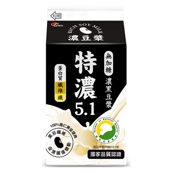光泉無加糖濃黑豆漿 375ml