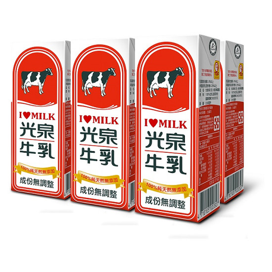 光泉純100%保久乳 200mlx6入