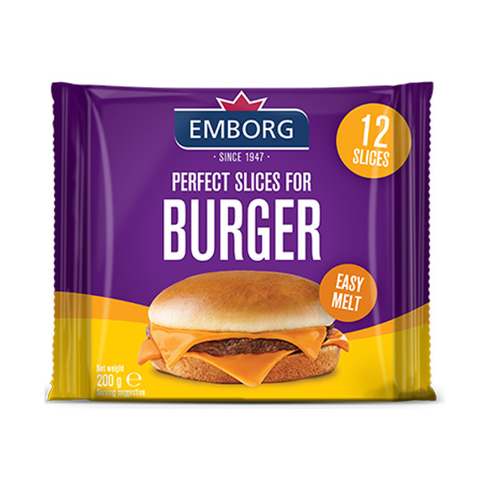 安博格漢堡起司片 200g